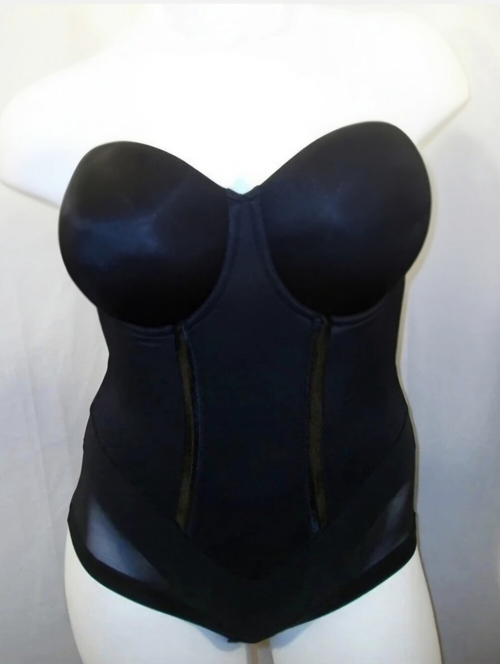 36C Flexees Easy‎ Up Strapless Firm Control UW Briefer Black
